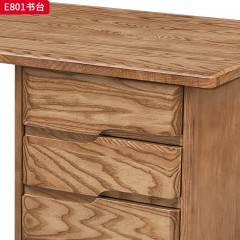 千匠一品 北欧风格 进口白蜡木+金属脚套 时尚简约书台E801-J