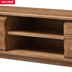 千匠一品 北欧风格 进口白蜡木+金属脚套 时尚大气电视柜K803-J