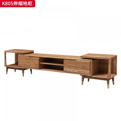 千匠一品 北欧风格 进口白蜡木+金属脚套 时尚大气电视柜K805-J