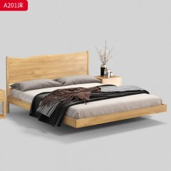 千匠一品 北欧风格 白蜡木+松木床板 时尚大气床A201-J
