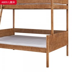 千匠一品 北欧风格 白蜡木实木+松木床板 时尚大气床A809-J