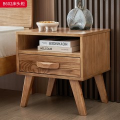 千匠一品 北欧风格 白蜡木实木+五金脚套 时尚简约床B801 B802 B806-J