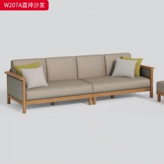 千匠一品 北欧风格 猫抓布面料+北美白蜡木+40密度海绵 时尚大气沙发W207A-J