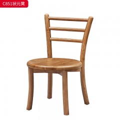 千匠一品 北欧风格 北美白蜡木实木+环保水性漆 时尚大气状元凳C851-J