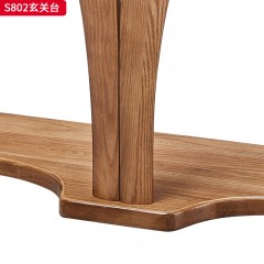 千匠一品 北欧风格 进口白蜡木 时尚大气玄关台S802-L