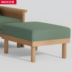 千匠一品 北欧风格 进口白蜡木+布艺面料+高密度海绵 时尚大气沙发W826-L