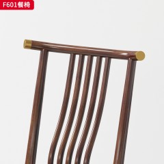 【精品】千匠一品轻奢新中式风格简约中式餐椅百搭餐椅乌金木实木餐椅-F601-S