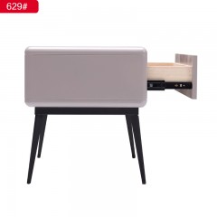 千匠一品 现代风格E1级高密度中纤板+环保烤漆+碳素钢封釉床头柜629#-B