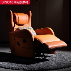 千匠一品 现代风格休闲电动按摩椅PVC机械手+五金钢脚按摩椅SP9010-Y