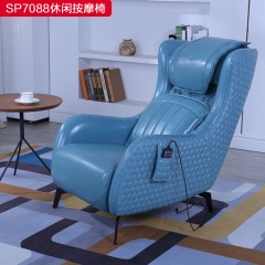 千匠一品 现代风格休闲椅按摩椅两用椅电动按摩椅PVC机械手+五金钢脚按摩椅SP7088-Y