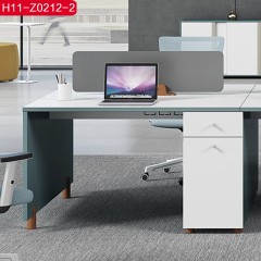 千匠一品简约风格灰豆绿+暖白1.2M办公桌H11-Z0212-2-C