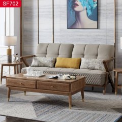 【精品】千匠一品轻奢北欧优质科技布+高密度海绵+白蜡木框架环保油漆沙发SF702-H