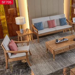 【精品】千匠一品轻奢北欧优质棉麻+高密度海绵+白蜡木框架环保油漆沙发SF705-H