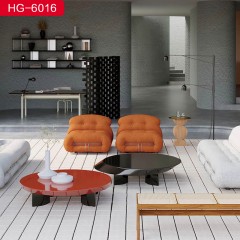 千匠一品 意式极简风格 实木框架+高回弹海绵+优质布艺面料 高档大气休闲椅 HG-6016-X