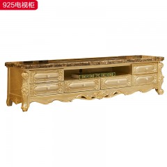 △【精品】千匠一品欧式风格进口北美白橡木+大理石电视柜925-C