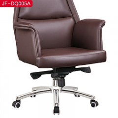 千匠一品办公家具纳帕皮+高密度海绵+优质五金+静音轮办公椅-JF-DQ005A-J