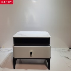 千匠一品现代风格岩板+中纤板床头柜KA8126-C