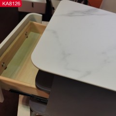 千匠一品现代风格岩板+中纤板床头柜KA8126-C