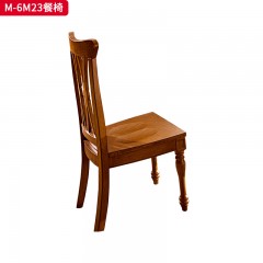 △千匠一品 美式风格桃花心木+多层实木板+实木餐椅-M-6M23-S