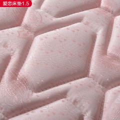 千匠一品现代风格优质高档织棉面料+高密度海绵+高碳精钢弹簧+天然椰棕+面料可拆洗1.5m床垫-爱恋-J