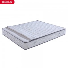 千匠一品现代风格优质高档竹纤维面料+2 分天然乳胶+高碳精钢弹簧+天然椰棕纤维+高密度海绵1.8m床垫-爱恋乳胶-J