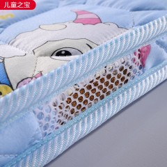 千匠一品现代风格优质环保无菌布+高回弹抗压材料+零甲醛环保椰棕1.2m床垫-儿童之宝-J