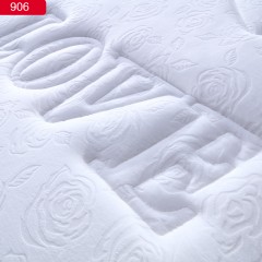 千匠一品现代风格优质澳洲进口绒布+天然乳胶+进口有氧棉+九区袋装独立弹簧1.8m床垫-906-J