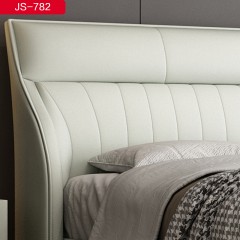 千匠一品 意式风格优质仿真皮1.5m/1.8m床-JS-782-X