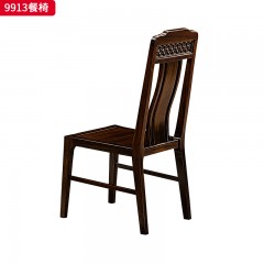 千匠一品 新中式风格 黑檀木实木 高档大气餐椅 9913餐椅-X