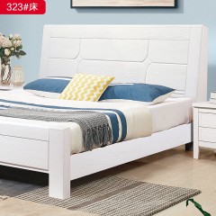 △【特价产品】千匠一品 现代风格 橡木 高档简约床 323-X