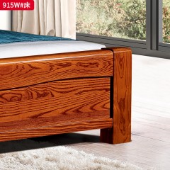 △【特价产品】千匠一品 中式风格 泰国进口全橡木 高档大气床 915W床-X