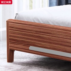 △【特价产品】千匠一品 中式风格 乌金木 高档大气床 W23-X