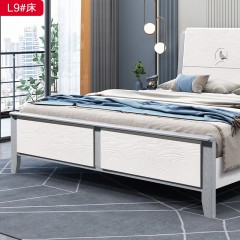 △【特价产品】千匠一品 现代风格 橡木 时尚大气床 L9-X