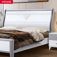 △【特价产品】千匠一品 现代风格 橡木 时尚简约床 W83-X