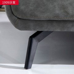 千匠一品 办公风格 头层牛皮+40度密度纯棉+实木内框架 高档大气沙发 1909-X