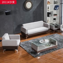千匠一品 办公风格 麻布+实木框架+高回弹海绵 高档大气沙发 2011-X