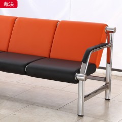 千匠一品 办公风格 西皮+五金不锈钢+高回弹海绵 高档大气沙发 裁决-X