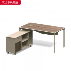 千匠一品 办公风格 中密度纤维板+实木贴皮+PU环保油漆+优质五金配件 M1316A班台  M1318A班台-D