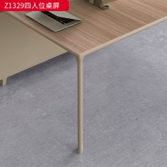 千匠一品 办公风格 中密度纤维板+实木贴皮+PU环保油漆+优质五金配件 Z1329四人位桌屏-D