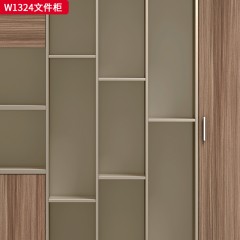 千匠一品 办公风格 环保密度板+优质木皮 实用文件柜W1324-D