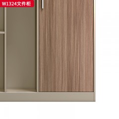 千匠一品 办公风格 环保密度板+优质木皮 实用文件柜W1324-D