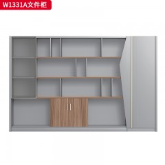 千匠一品 办公风格 环保密度板+优质木皮 实用文件柜W1331A-D