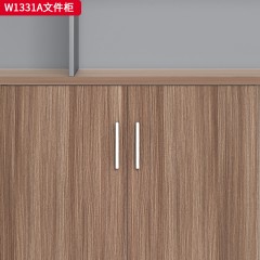 千匠一品 办公风格 环保密度板+优质木皮 实用文件柜W1331A-D
