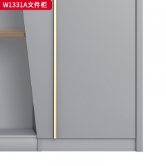千匠一品 办公风格 环保密度板+优质木皮 实用文件柜W1331A-D