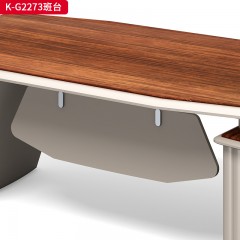千匠一品 办公风格 环保密度板+优质木皮 K-G2273班台-D