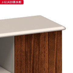 千匠一品 办公风格 环保密度板+优质木皮+环保油漆 J-G1420茶水柜-D