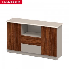 千匠一品 办公风格 环保密度板+优质木皮+环保油漆 J-G1420茶水柜-D