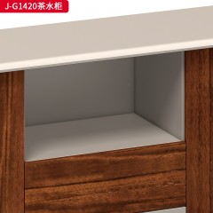 千匠一品 办公风格 环保密度板+优质木皮+环保油漆 J-G1420茶水柜-D