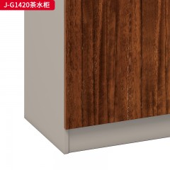 千匠一品 办公风格 环保密度板+优质木皮+环保油漆 J-G1420茶水柜-D