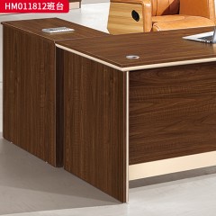 千匠一品 办公风格 环保密度板+优质木皮+环保油漆 HM011812班台-L